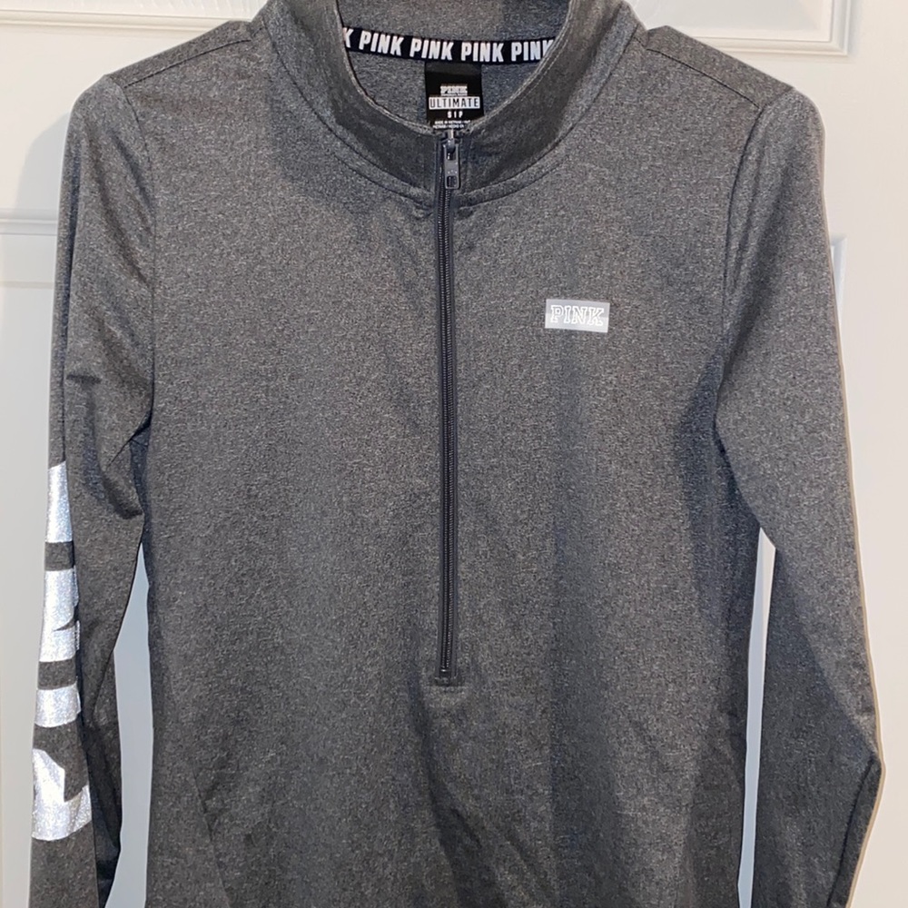 PINK Quarter Zip Long Sleeve